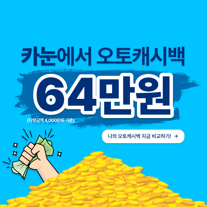 카드 일시불 구매 캐시백 이벤트