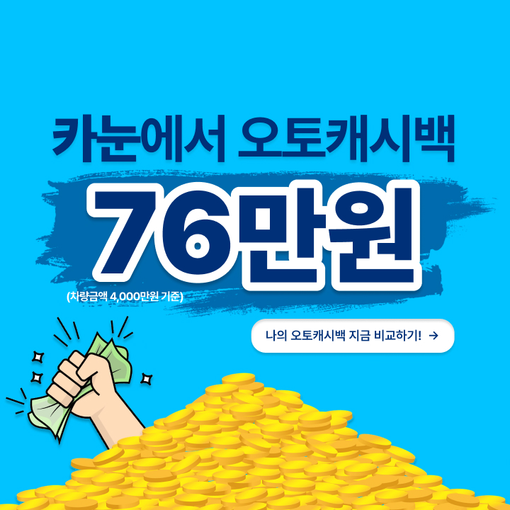 카눈 오토캐시백 76만원
