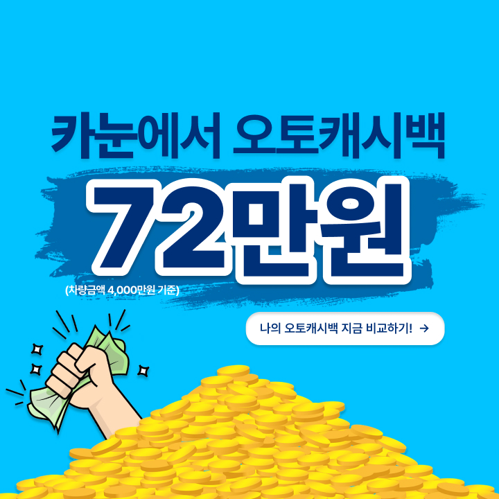 카눈 오토캐시백 72만원